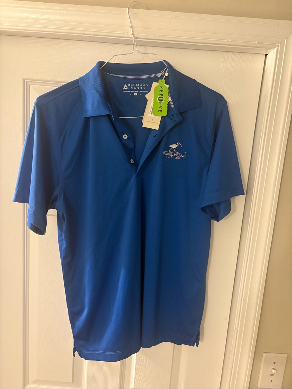 Bermuda Sands Men's Royal Blue Polo with Island Logo